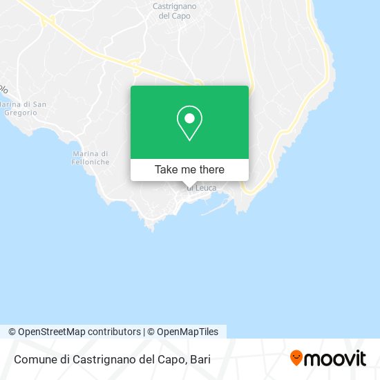 Comune di Castrignano del Capo map