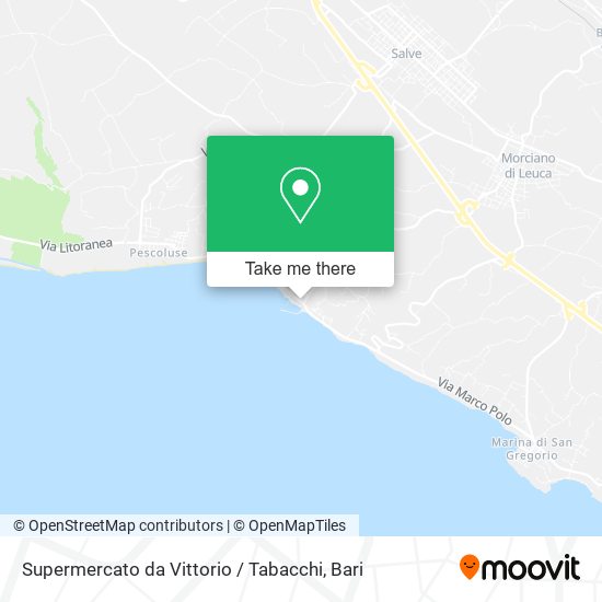 Supermercato da Vittorio / Tabacchi map