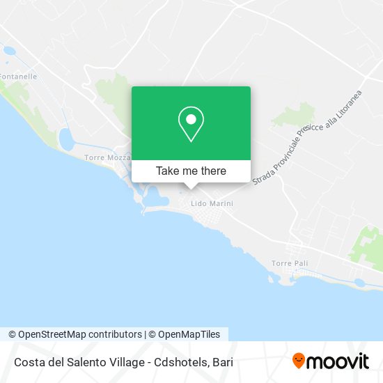 Costa del Salento Village - Cdshotels map