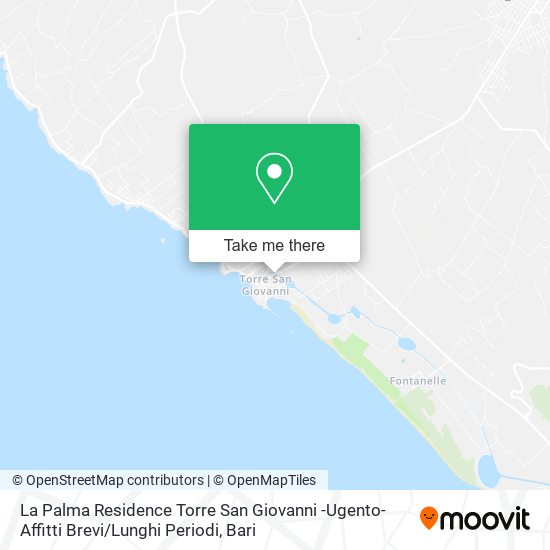 La Palma Residence Torre San Giovanni -Ugento- Affitti Brevi / Lunghi Periodi map