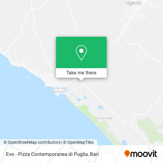 Evo - Pizza Contemporanea di Puglia map