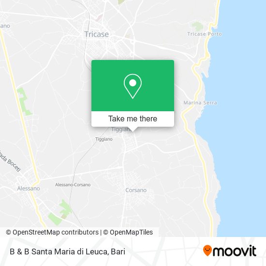 B & B Santa Maria di Leuca map