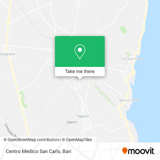 Centro Medico San Carlo map