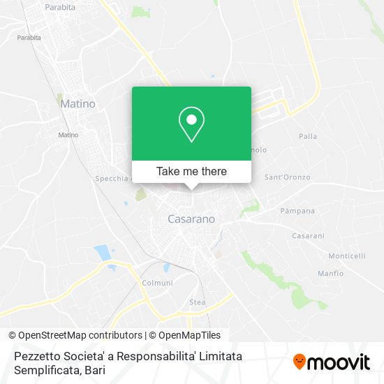 Pezzetto Societa' a Responsabilita' Limitata Semplificata map