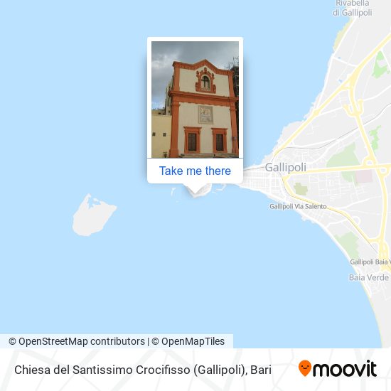 Chiesa del Santissimo Crocifisso (Gallipoli) map