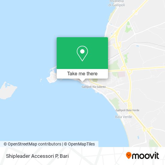Shipleader Accessori P map