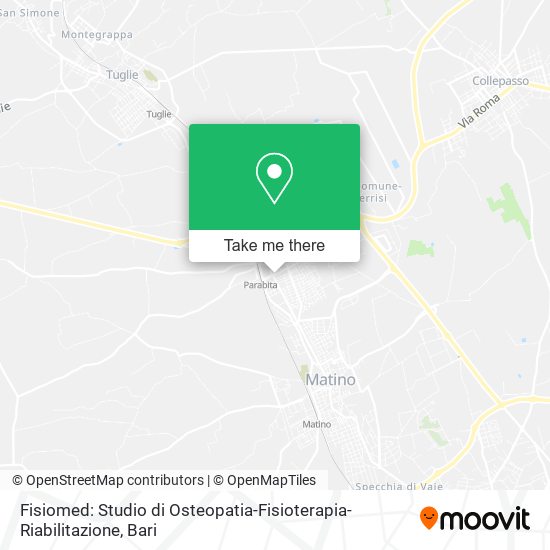 Fisiomed: Studio di Osteopatia-Fisioterapia- Riabilitazione map