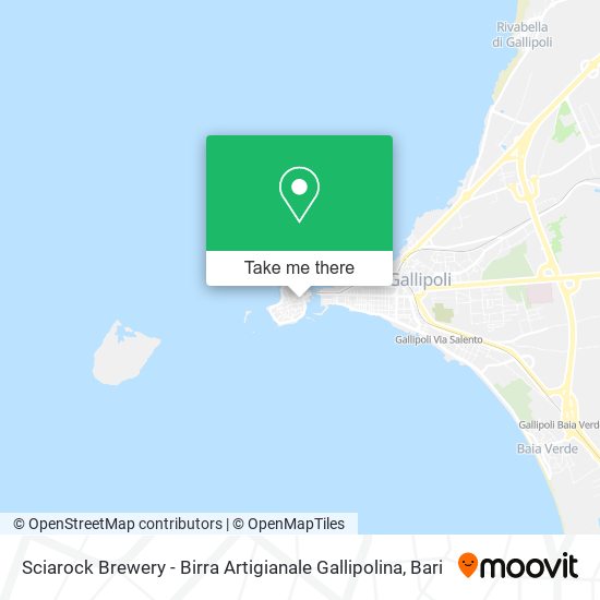 Sciarock Brewery - Birra Artigianale Gallipolina map