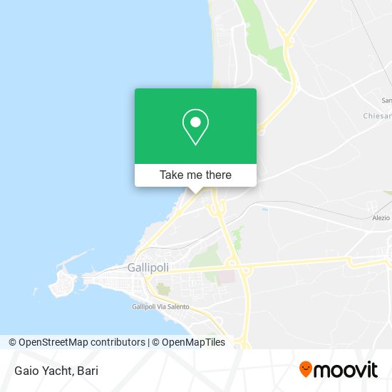 Gaio Yacht map