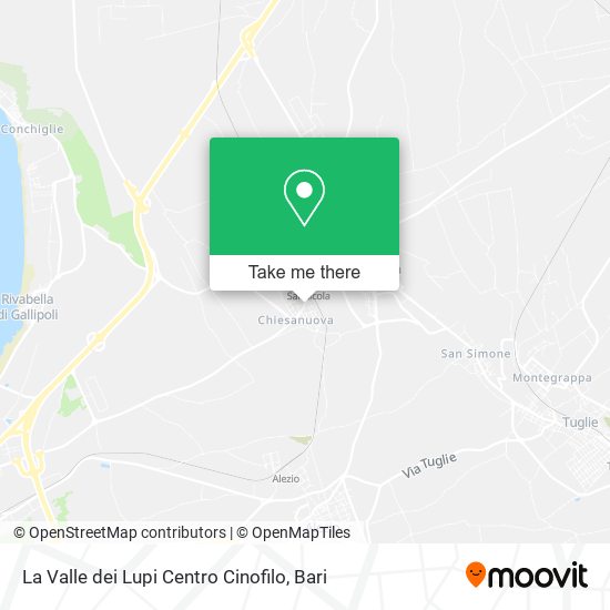 La Valle dei Lupi Centro Cinofilo map