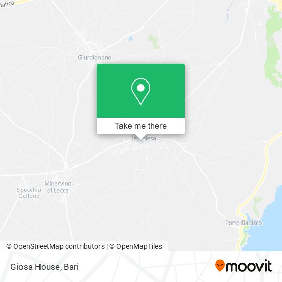 Giosa House map