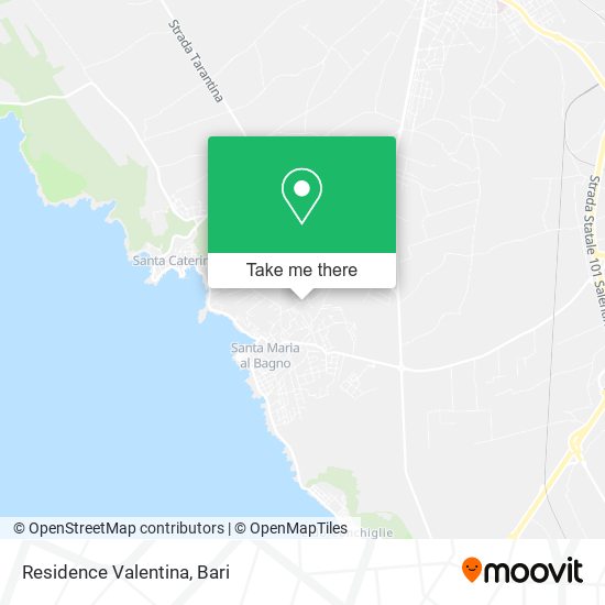 Residence Valentina map