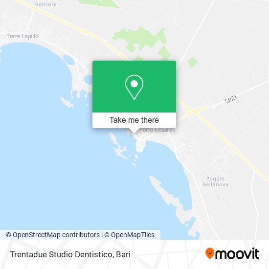 Trentadue Studio Dentistico map
