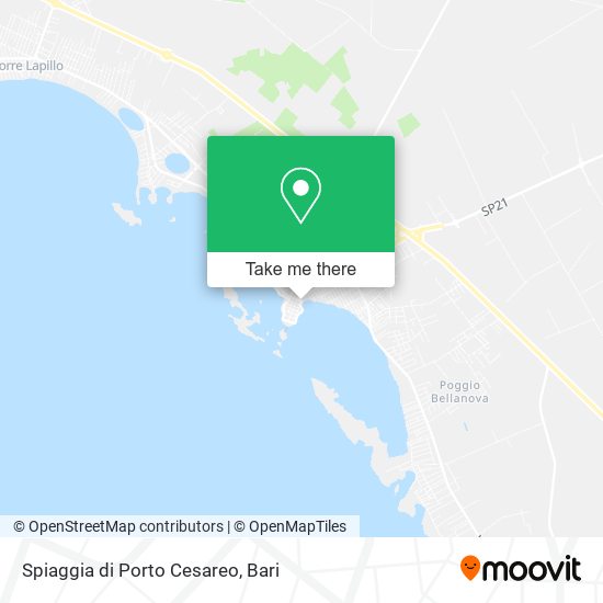 Spiaggia di Porto Cesareo map