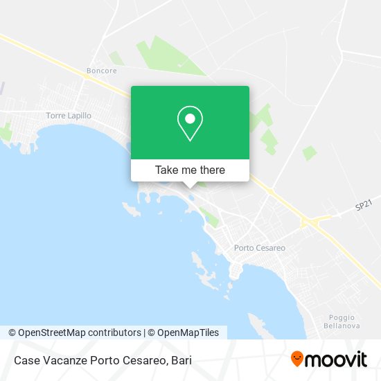 Case Vacanze Porto Cesareo map