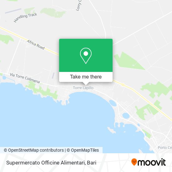 Supermercato Officine Alimentari map