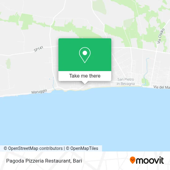 Pagoda Pizzeria Restaurant map