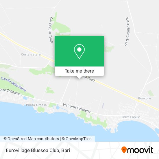 Eurovillage Bluesea Club map