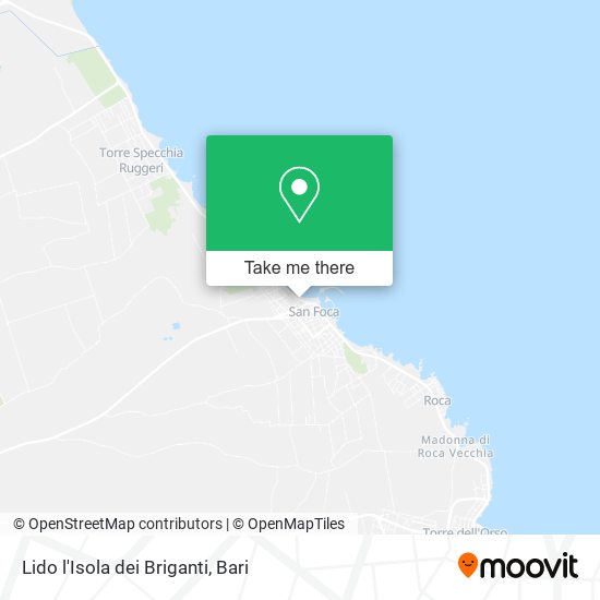 Lido l'Isola dei Briganti map