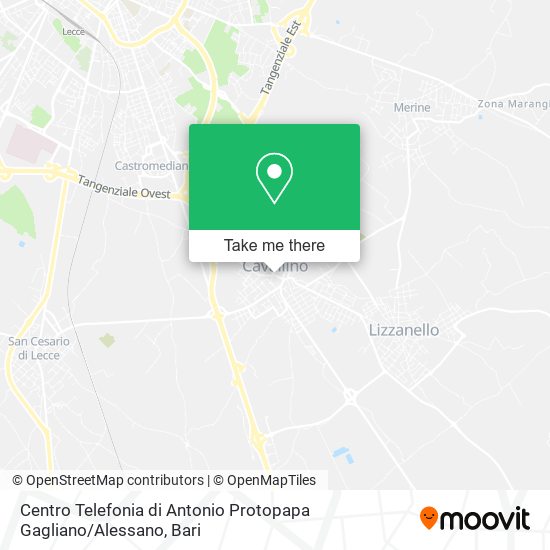 Centro Telefonia di Antonio Protopapa Gagliano / Alessano map