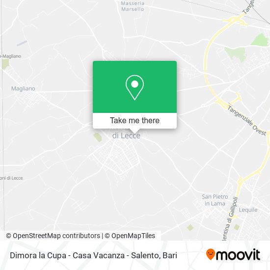 Dimora la Cupa - Casa Vacanza - Salento map