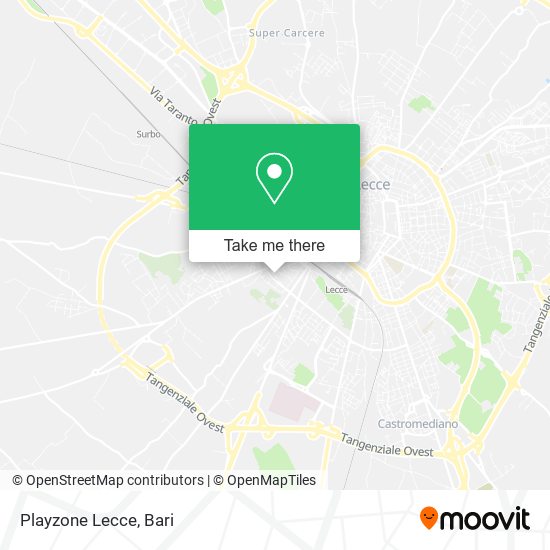 Playzone Lecce map