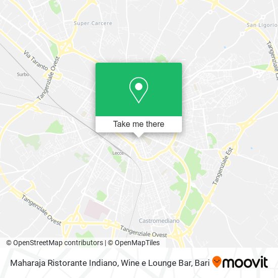 Maharaja Ristorante Indiano, Wine e Lounge Bar map