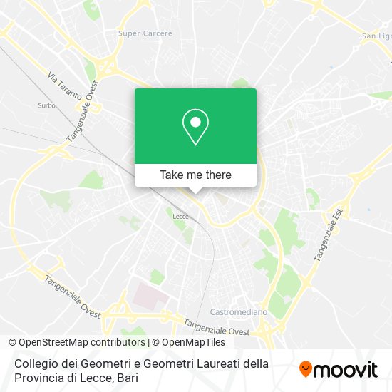 Collegio dei Geometri e Geometri Laureati della Provincia di Lecce map