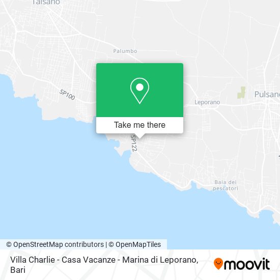 Villa Charlie - Casa Vacanze - Marina di Leporano map