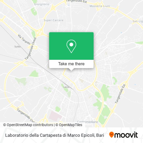 Laboratorio della Cartapesta di Marco Epicoli map