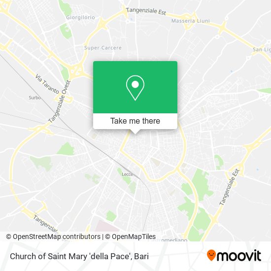 Church of Saint Mary 'della Pace' map