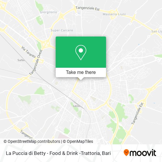 La Puccia di Betty - Food & Drink -Trattoria map