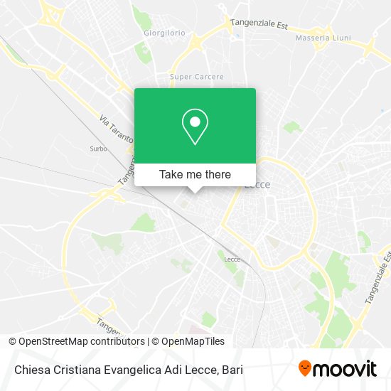 Chiesa Cristiana Evangelica Adi Lecce map