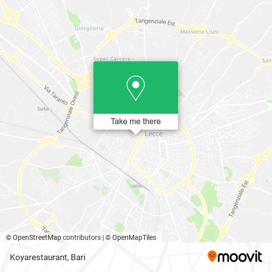 Koyarestaurant map