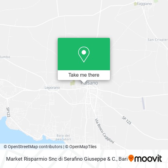 Market Risparmio Snc di Serafino Giuseppe & C. map