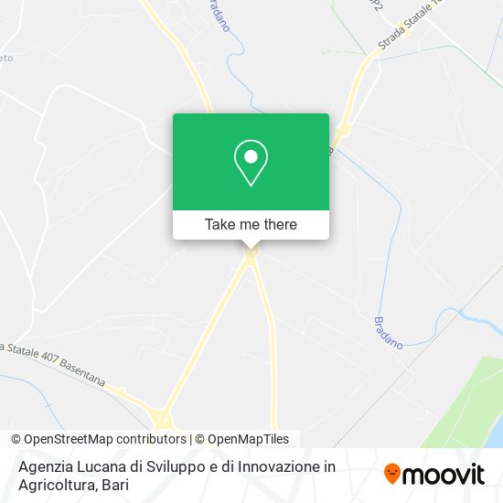 Agenzia Lucana di Sviluppo e di Innovazione in Agricoltura map