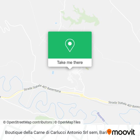 Boutique della Carne di Carlucci Antonio Srl sem map