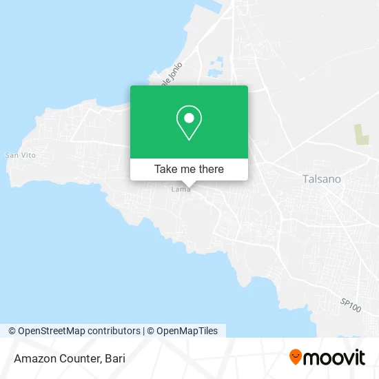 Amazon Counter map