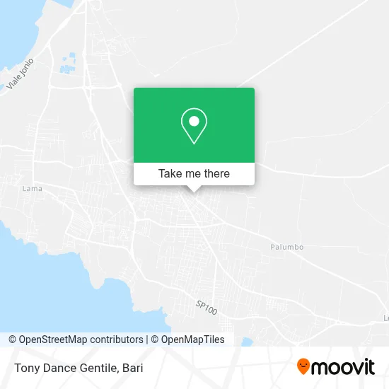 Tony Dance Gentile map