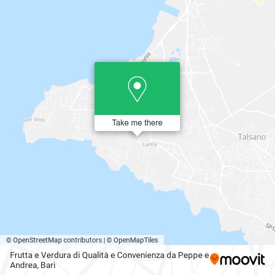 Frutta e Verdura di Qualità e Convenienza da Peppe e Andrea map