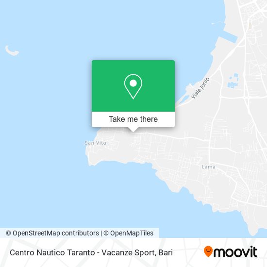 Centro Nautico Taranto - Vacanze Sport map