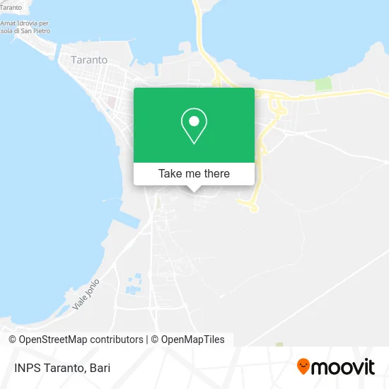 INPS Taranto map