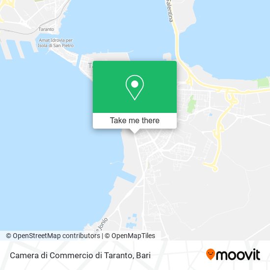 Camera di Commercio di Taranto map