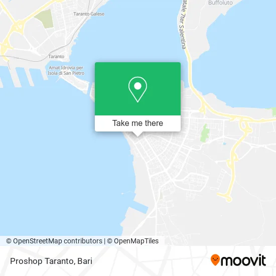 Proshop Taranto map
