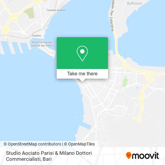 Studio Aociato Parisi & Milano Dottori Commercialisti map