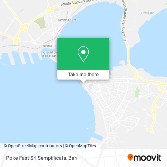 Poke Fast Srl Semplificata map
