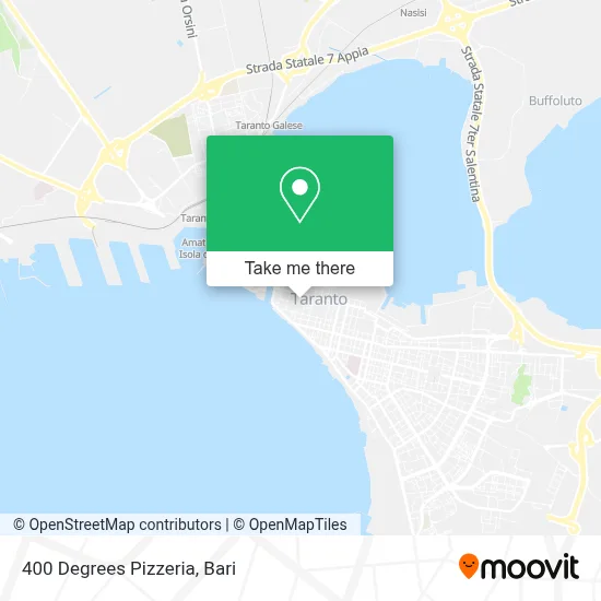 400 Degrees Pizzeria map