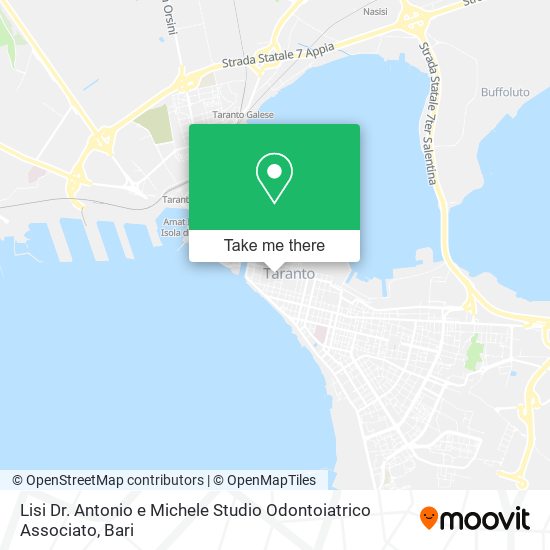 Lisi Dr. Antonio e Michele Studio Odontoiatrico Associato map