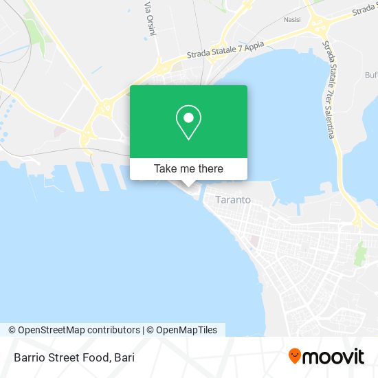 Barrio Street Food map