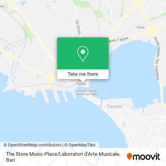 The Store Music Place / Laboratori d'Arte Musicale map